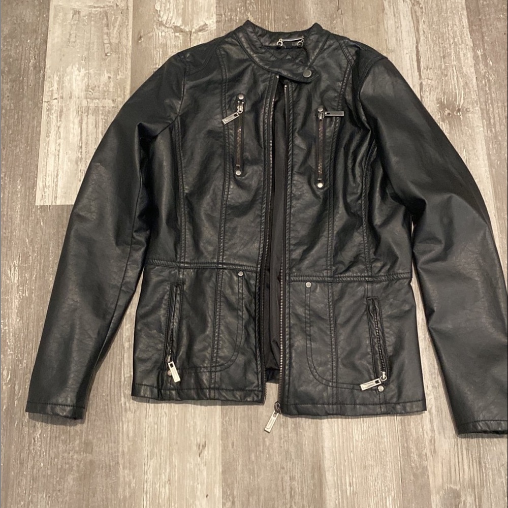 Women’s Black Leather Jacket